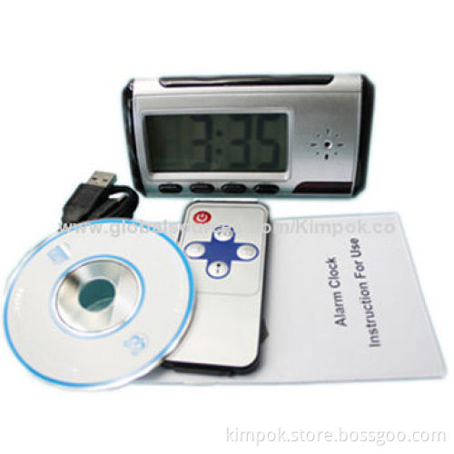 Hidden clock camera with motion detection and 12 hours battery lifespan